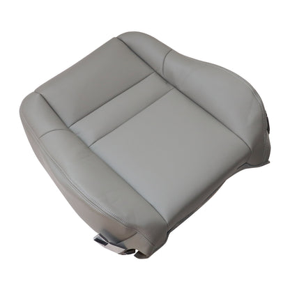 For 2005 2006 Honda Accord 4-Door Leather Passenger Lean Back Seat Cover Gray