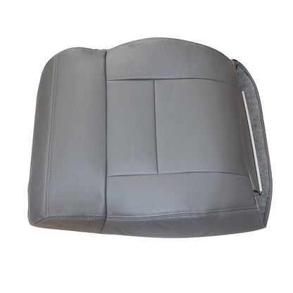 Fits 2004 2005 Ford F-150 Driver Top Lean Back Synthetic Leather Seat Cover Gray