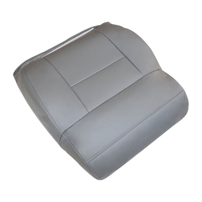 Fits 2004 2005 Ford F-150 Driver Top Lean Back Synthetic Leather Seat Cover Gray