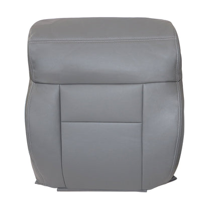 Fits 2004 2005 Ford F-150 Driver Top Lean Back Synthetic Leather Seat Cover Gray