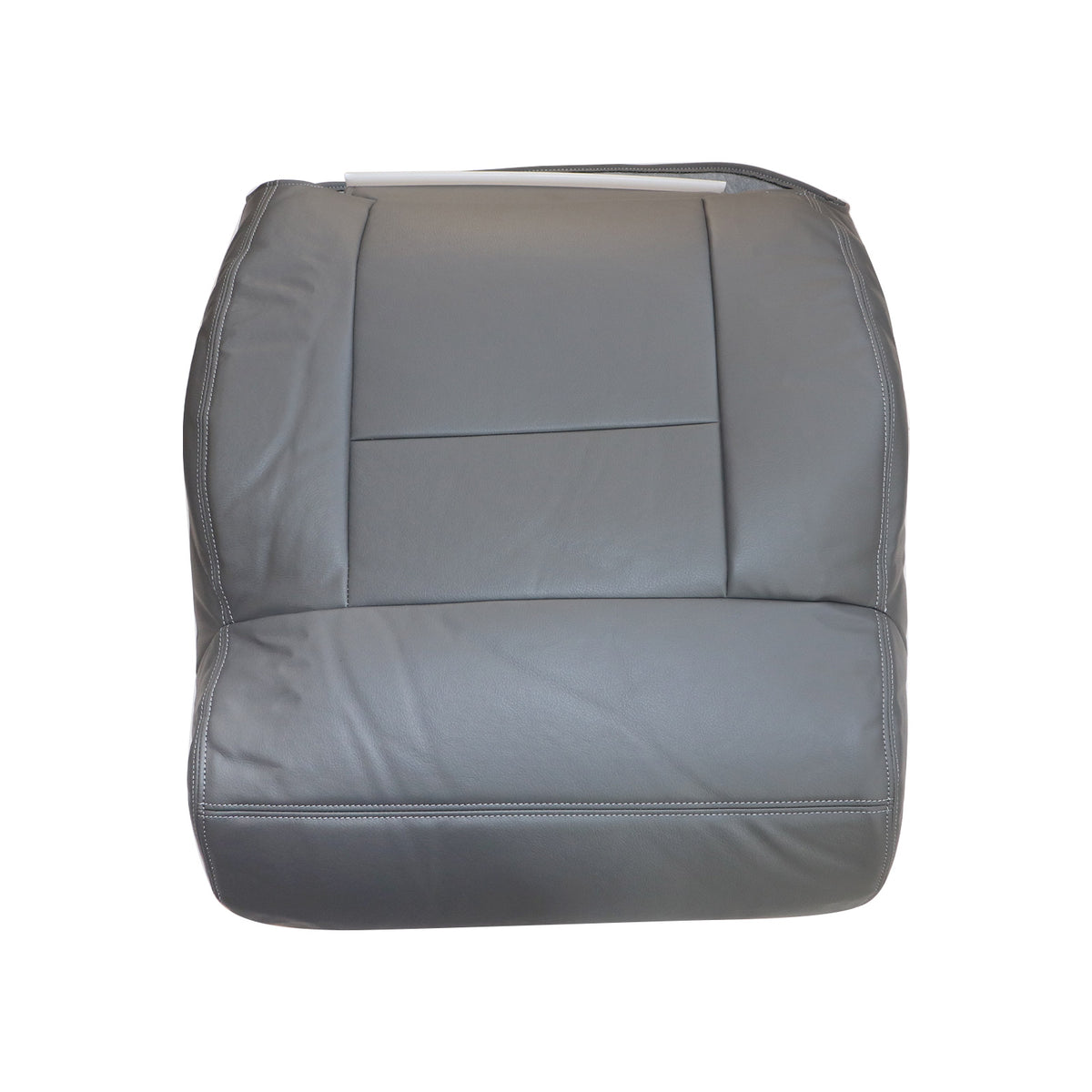 Fits 2004-2008 Ford F150 Passenger Top Back Synthetic Leather Seat Cover Gray