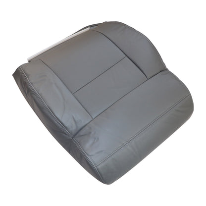 Fits 2004-2008 Ford F150 Passenger Top Back Synthetic Leather Seat Cover Gray