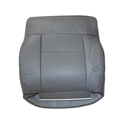 Fits 2004-2008 Ford F150 Passenger Top Back Synthetic Leather Seat Cover Gray