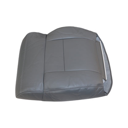 Fits 2004-2008 Ford F150 Passenger Top Back Synthetic Leather Seat Cover Gray