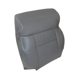 Fits 2004-2008 Ford F150 Passenger Top Back Synthetic Leather Seat Cover Gray