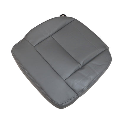 Front Bottom Driver Side Leather Seat Cover Gray For 2005 2006 2007 Ford F150