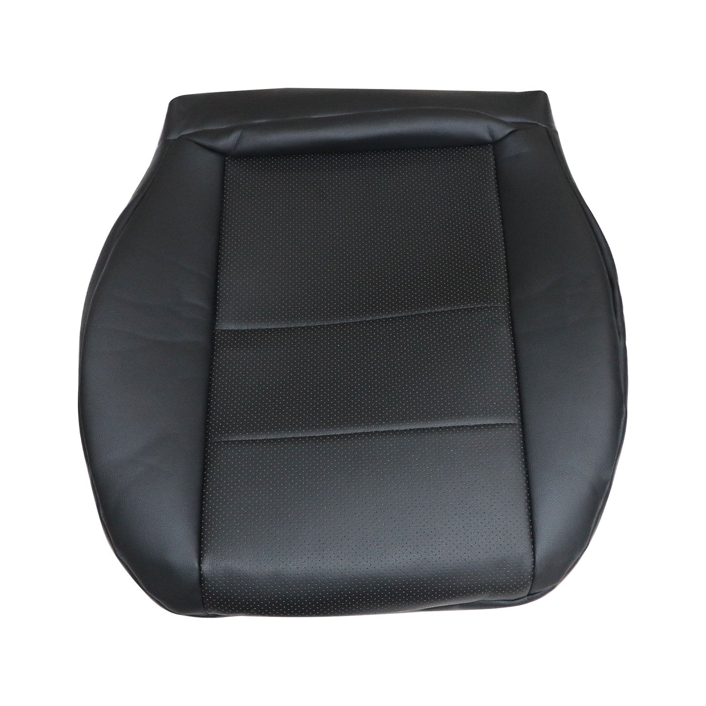 Fit For 2008-2015 Mercedes Benz GLK Passenger Bottom Leather Seat Cover Black