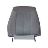 Fit 2011-2014 Ford F150 STX XLT Driver Lean Back Cloth Seat Cover Steel Gray US