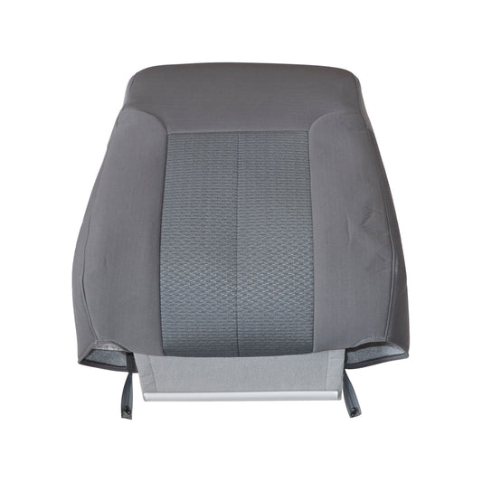 Fit 2011-2014 Ford F150 STX XLT Driver Lean Back Cloth Seat Cover Steel Gray US