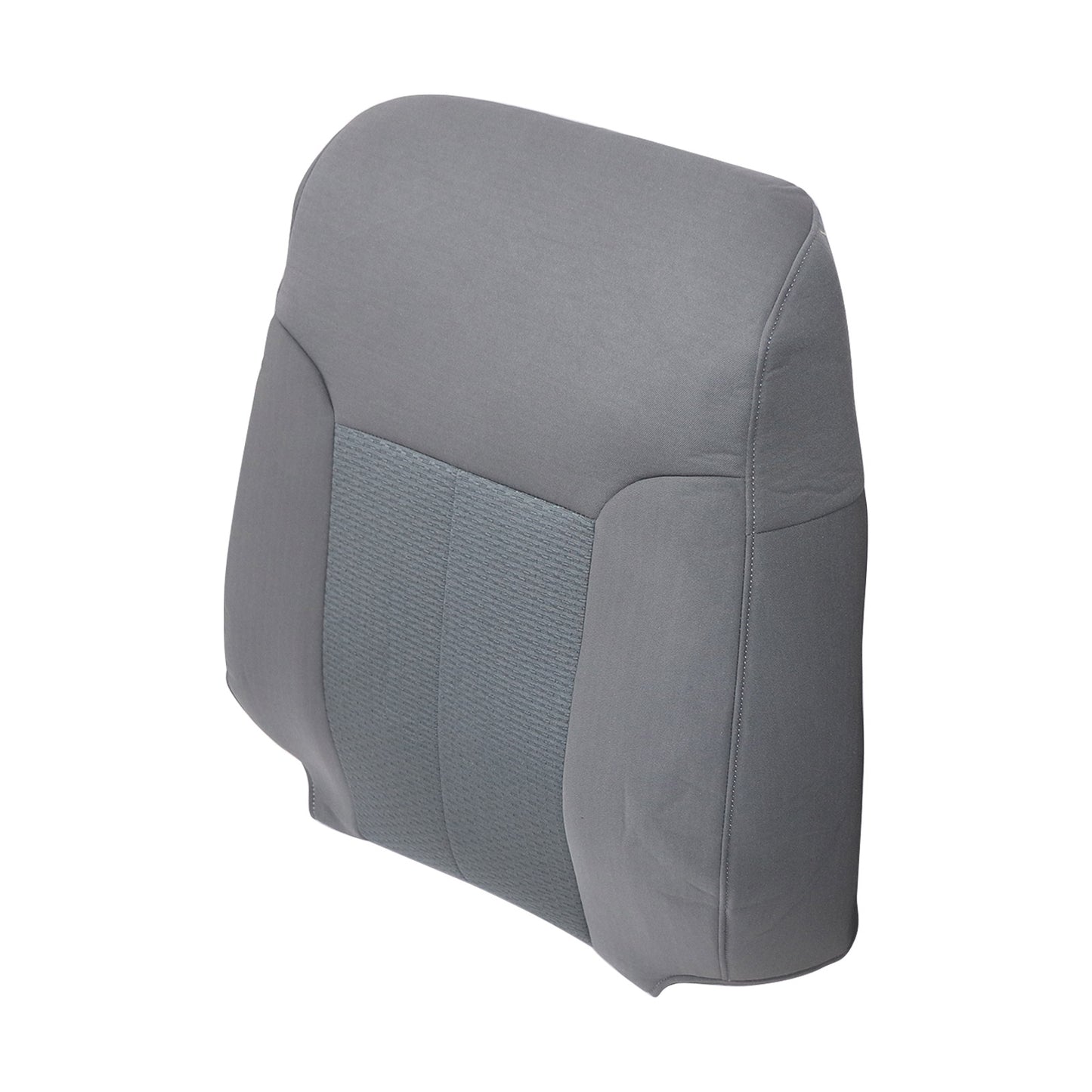 Fit 2011-2014 Ford F150 STX XLT Driver Lean Back Cloth Seat Cover Steel Gray US
