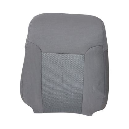 Fit 2011-2014 Ford F150 STX XLT Driver Lean Back Cloth Seat Cover Steel Gray US