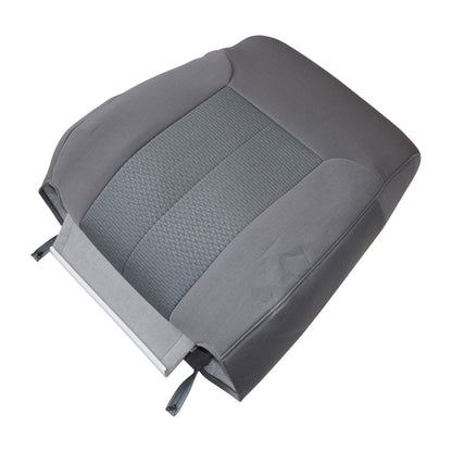 Fit 2011-2014 Ford F150 STX XLT Driver Lean Back Cloth Seat Cover Steel Gray US