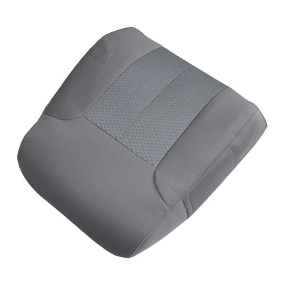 Fit 2011-2014 Ford F150 STX XLT Driver Lean Back Cloth Seat Cover Steel Gray US
