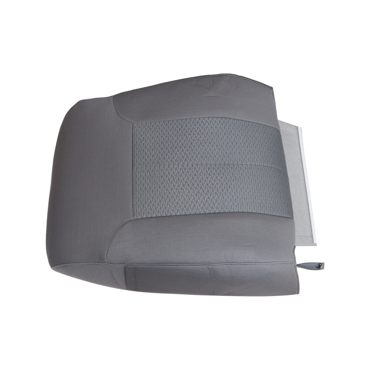 Fit 2011-2014 Ford F150 STX XLT Driver Lean Back Cloth Seat Cover Steel Gray US