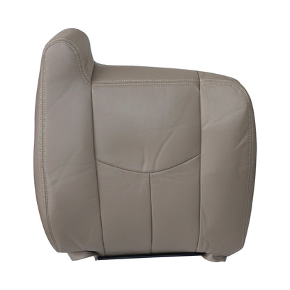 Replacement Passenger Back Leather Cover NO Armrest For 2003-2007 GMC Sierra Tan