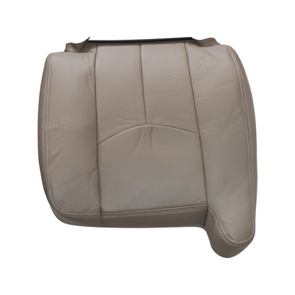 Replacement Passenger Back Leather Cover NO Armrest For 2003-2007 GMC Sierra Tan
