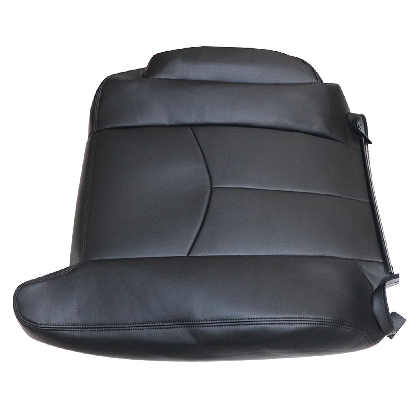For 2003 2004 2005 2006 Chevy Silverado passenger Back Leather Seat Cover Black