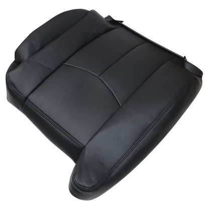 For 2003 2004 2005 2006 Chevy Silverado passenger Back Leather Seat Cover Black