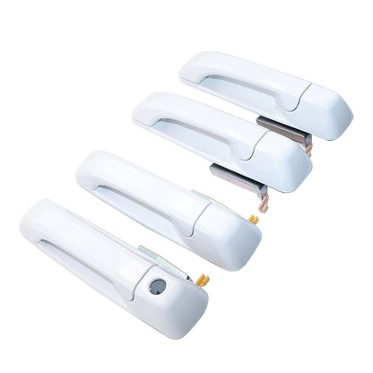 Bright White Door Handles (Set of 4) For 2012-2018 Dodge Ram 1500,2500,3500