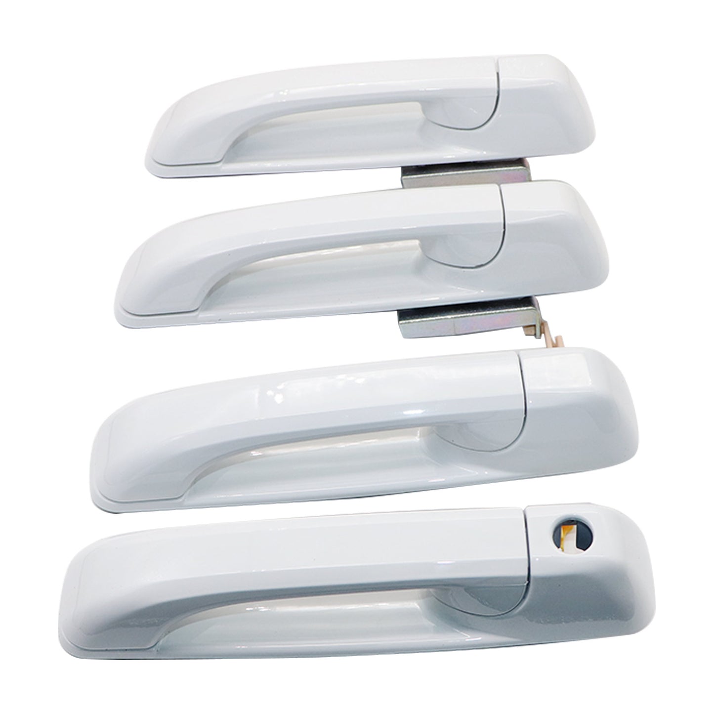 Bright White Door Handles (Set of 4) For 2012-2018 Dodge Ram 1500,2500,3500