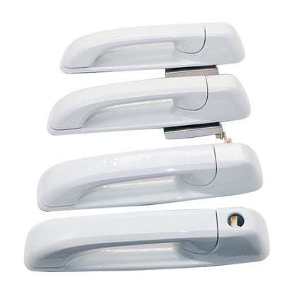 Bright White Door Handles (Set of 4) For 2012-2018 Dodge Ram 1500,2500,3500