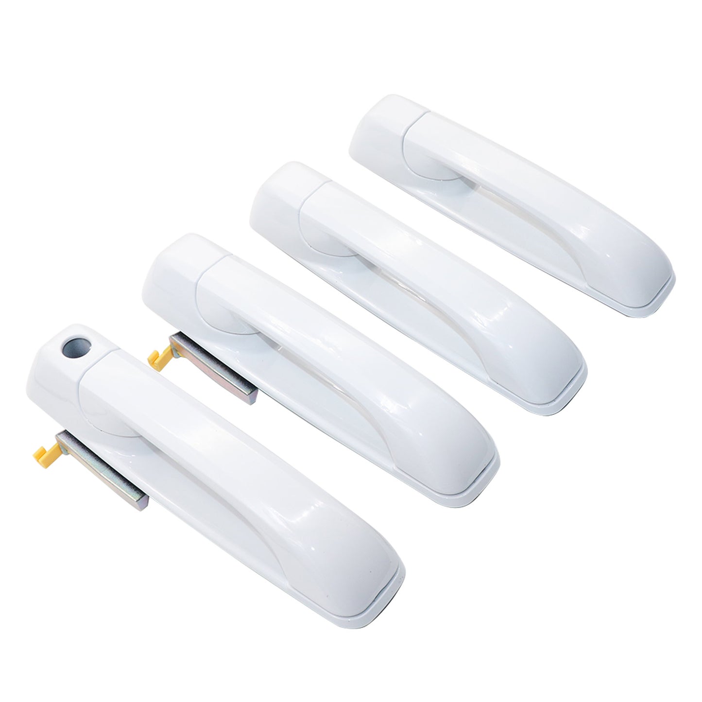 Bright White Door Handles (Set of 4) For 2012-2018 Dodge Ram 1500,2500,3500