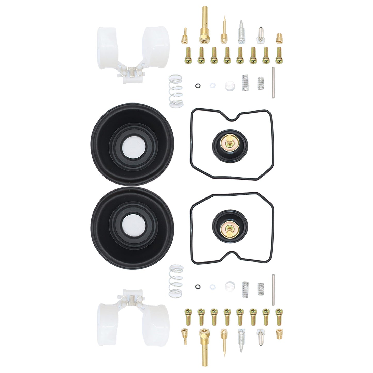 FOR KAWASAKI EX250 F Ninja 250R Carburetor Repair Rebuild Kit Float Diaphragm