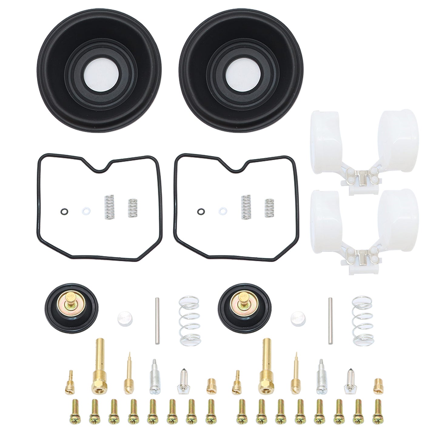 FOR KAWASAKI EX250 F Ninja 250R Carburetor Repair Rebuild Kit Float Diaphragm