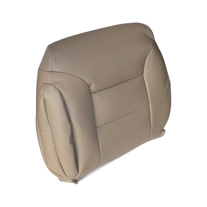 For 95 96 1997 1998 1999 GMC Sierra 1500 2500 Driver Top Leather Seat Cover Tan