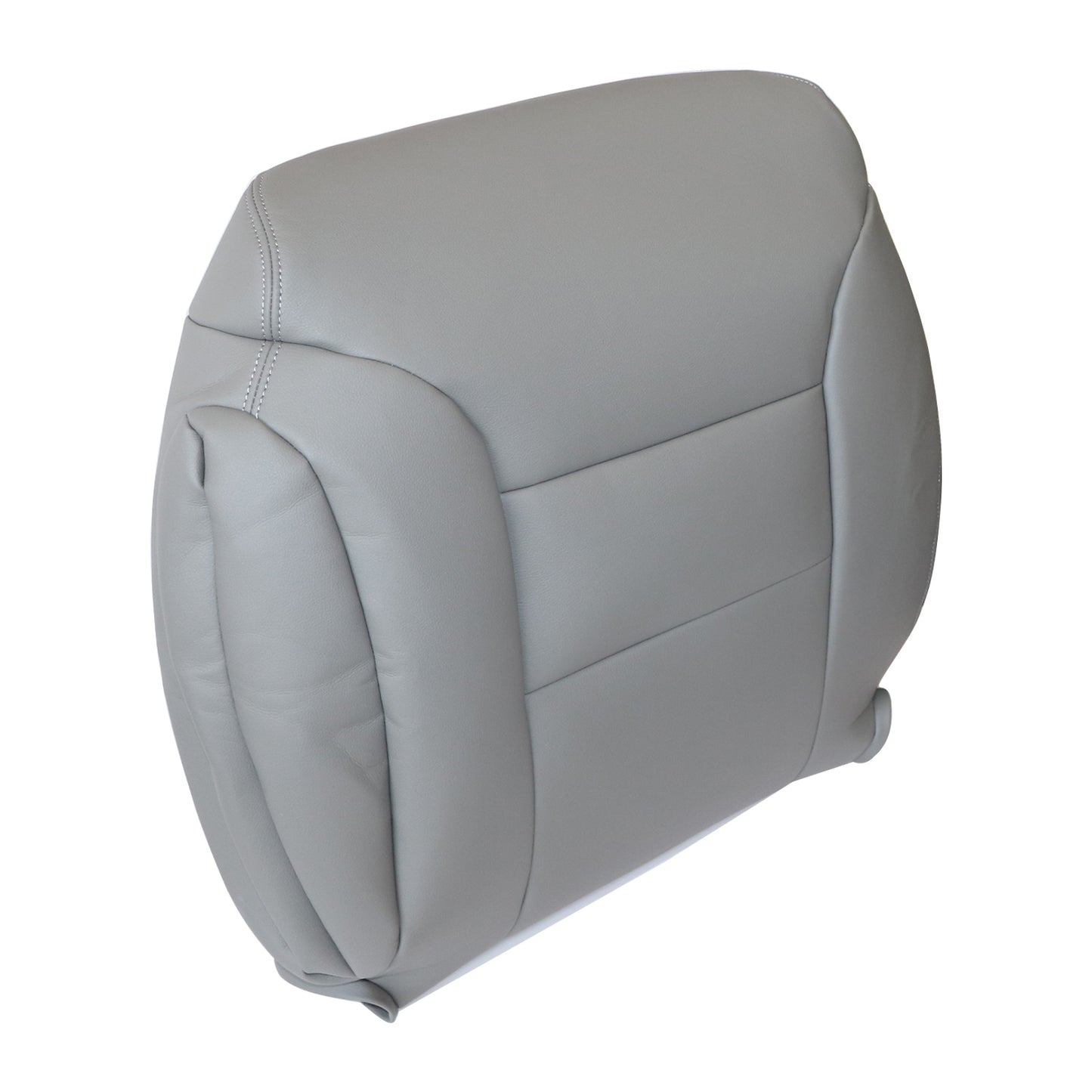 For 95-99 Chevy Silverado Suburban Driver Back Leather Seat Cover Pewter Gray