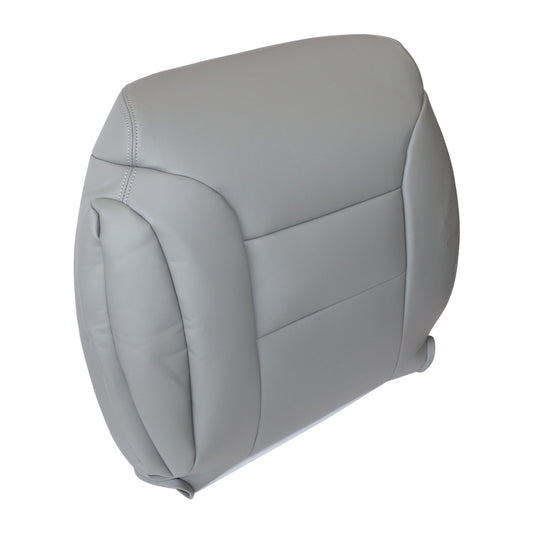 For 95-99 Chevy Silverado Suburban Driver Back Leather Seat Cover Pewter Gray