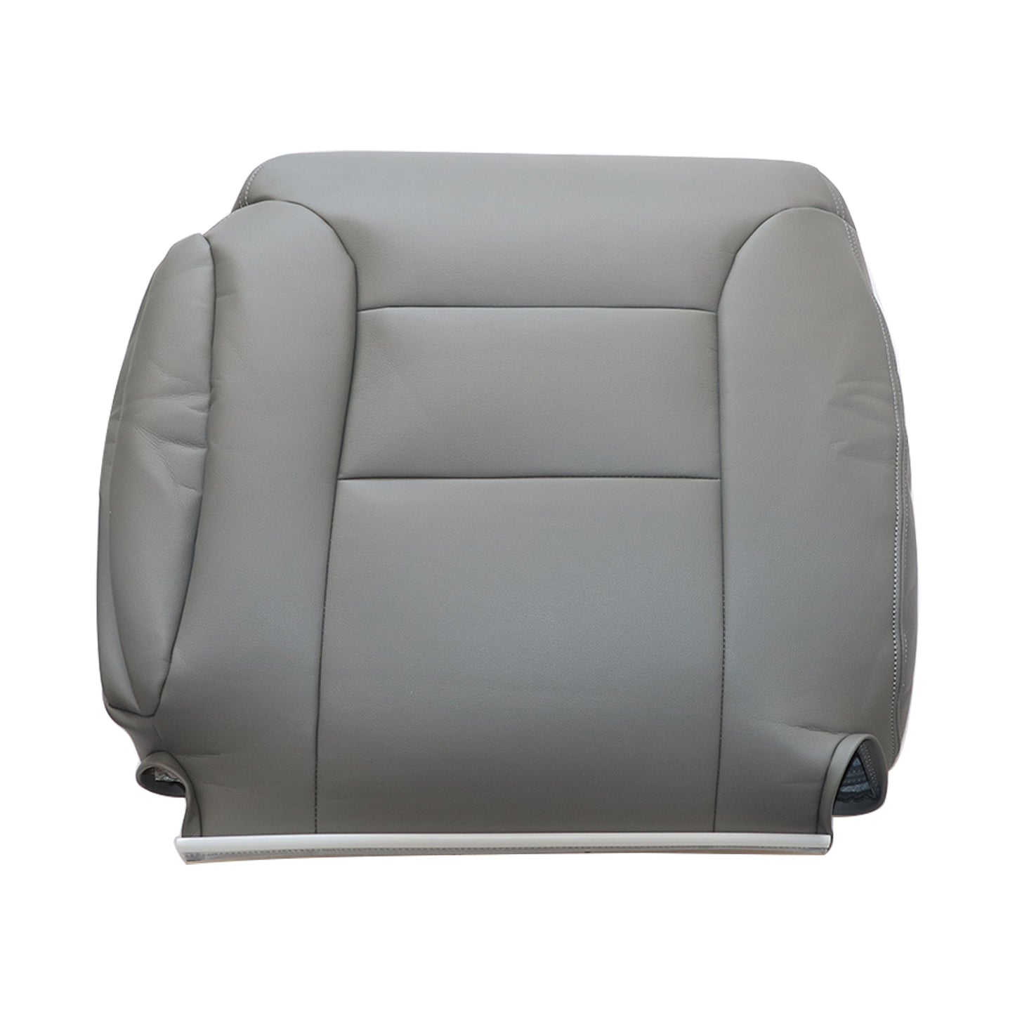 For 95-99 Chevy Silverado Suburban Driver Back Leather Seat Cover Pewter Gray