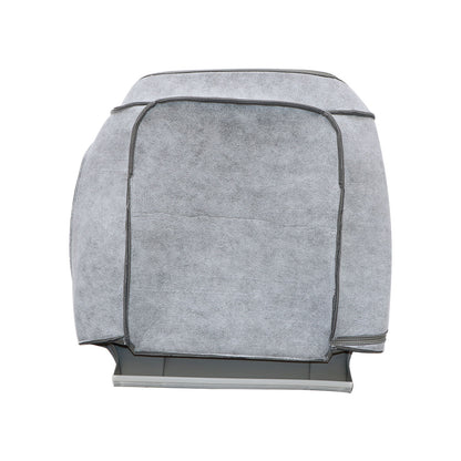 For 95-99 Chevy Silverado Suburban Driver Back Leather Seat Cover Pewter Gray