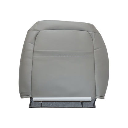 For 95-99 Chevy Silverado Suburban Driver Back Leather Seat Cover Pewter Gray