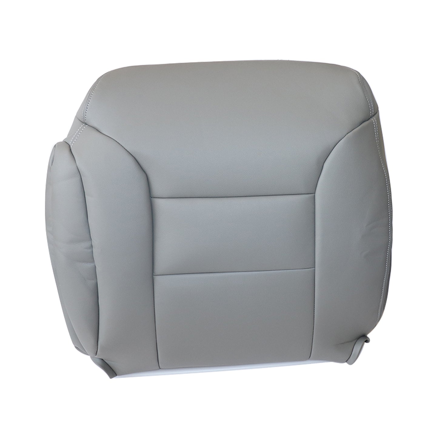 For 95-99 Chevy Silverado Suburban Driver Back Leather Seat Cover Pewter Gray