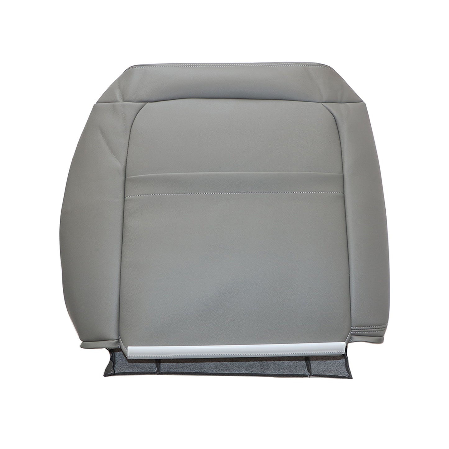 For 95-99 Chevy Silverado Suburban Passenger Top Leather Seat Cover Pewter Gray