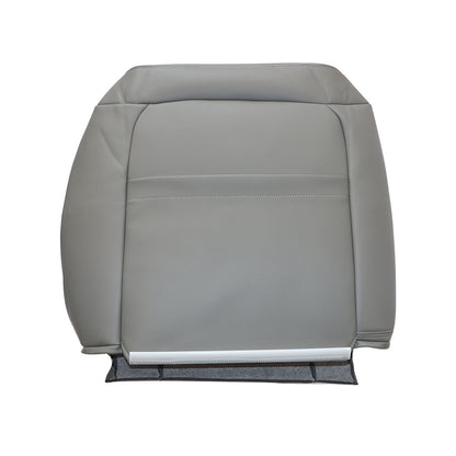 For 95-99 Chevy Silverado Suburban Passenger Top Leather Seat Cover Pewter Gray