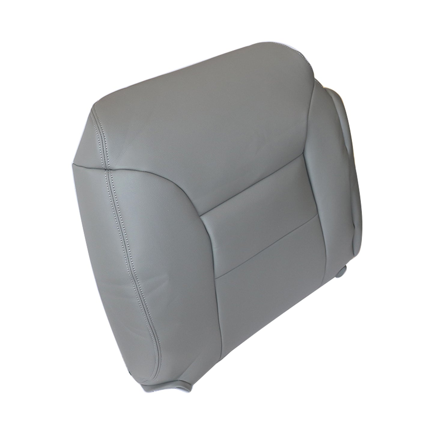 For 95-99 Chevy Silverado Suburban Passenger Top Leather Seat Cover Pewter Gray