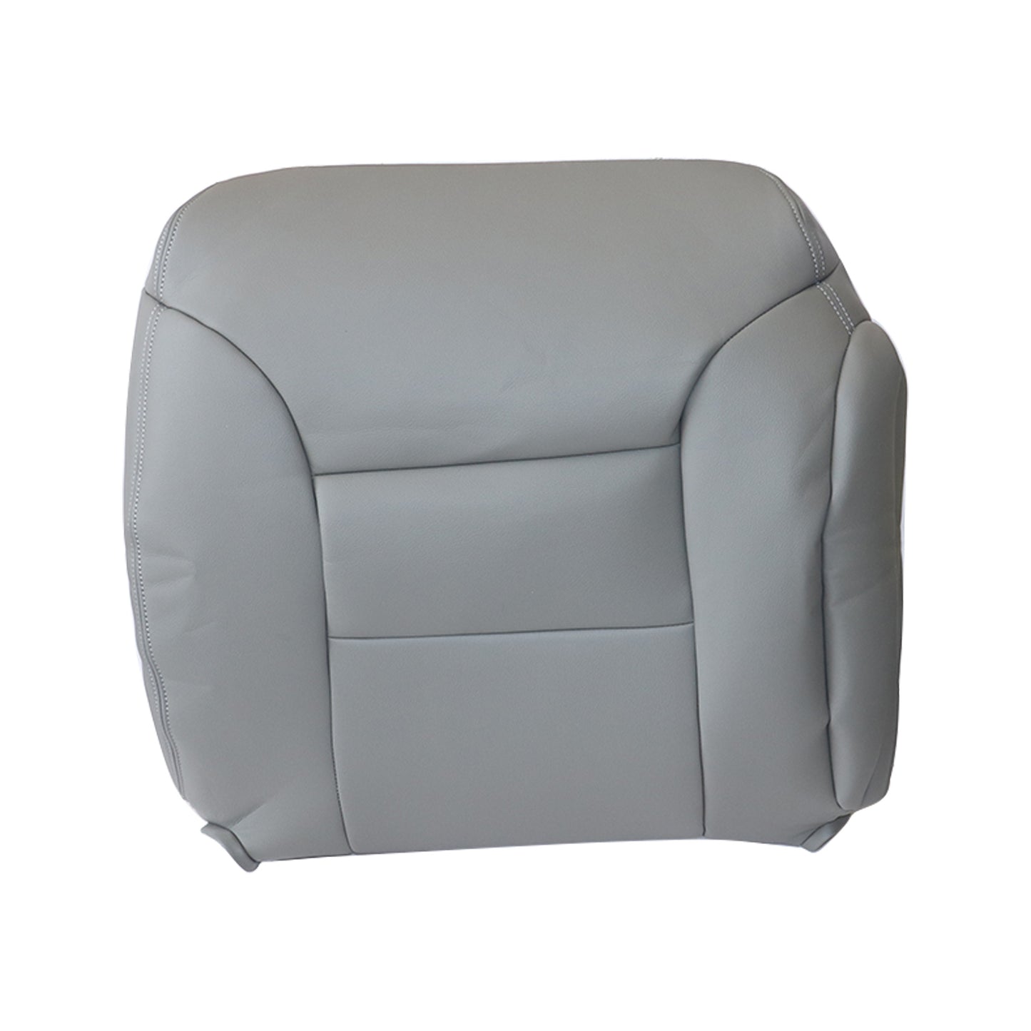 For 95-99 Chevy Silverado Suburban Passenger Top Leather Seat Cover Pewter Gray