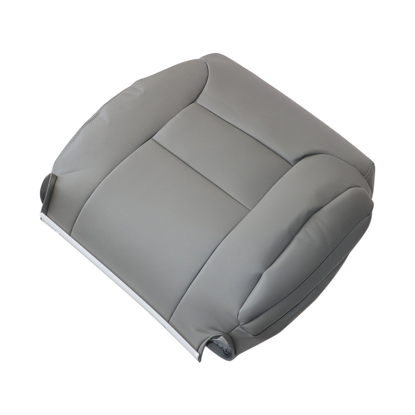 For 95-99 Chevy Silverado Suburban Passenger Top Leather Seat Cover Pewter Gray