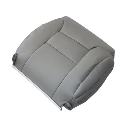 For 95-99 Chevy Silverado Suburban Passenger Top Leather Seat Cover Pewter Gray
