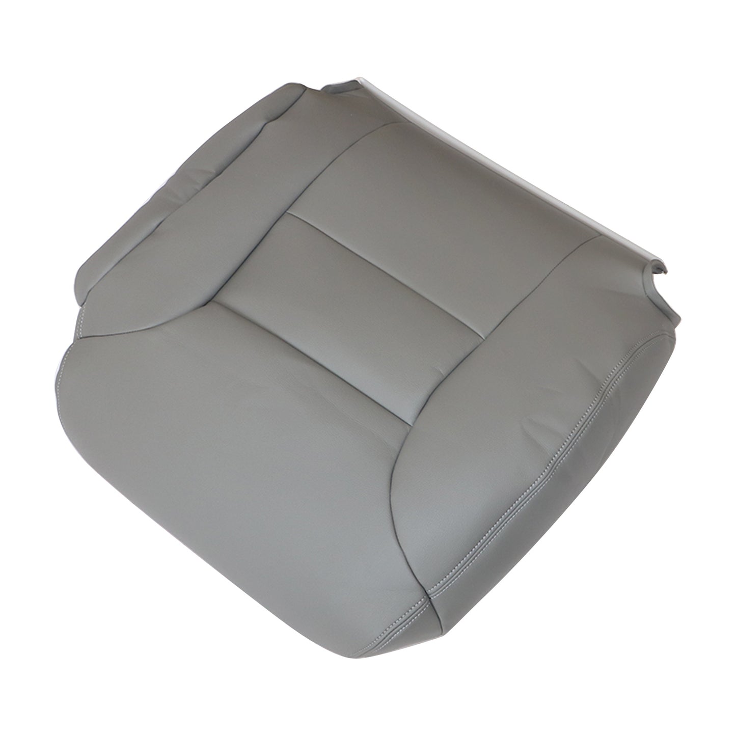 For 95-99 Chevy Silverado Suburban Passenger Top Leather Seat Cover Pewter Gray