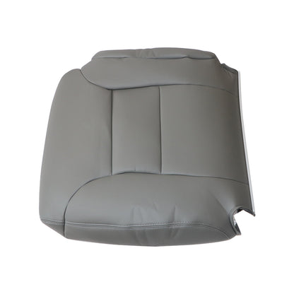 For 95-99 Chevy Silverado Suburban Passenger Top Leather Seat Cover Pewter Gray