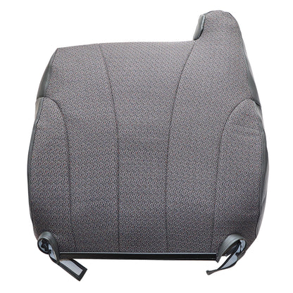 For 2000 2001 Chevy Silverado 1500 2500 Driver Top Cloth Seat Cover Dark Gray