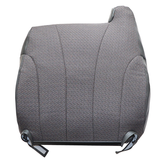 For 2000 2001 Chevy Silverado 1500 2500 Driver Top Cloth Seat Cover Dark Gray