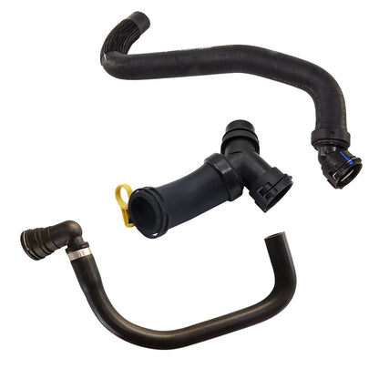 3 x Upper Radiator Hose Y-Connector Lower Degaus For 2011-2020 Ford F150 5.0L