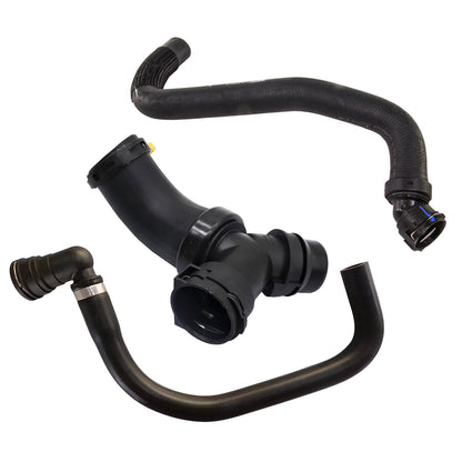 3 x Upper Radiator Hose Y-Connector Lower Degaus For 2011-2020 Ford F150 5.0L