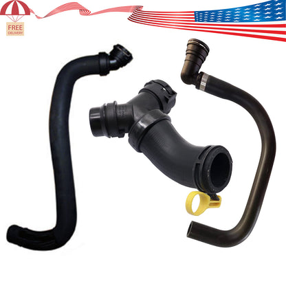 3 x Upper Radiator Hose Y-Connector Lower Degaus For 2011-2020 Ford F150 5.0L
