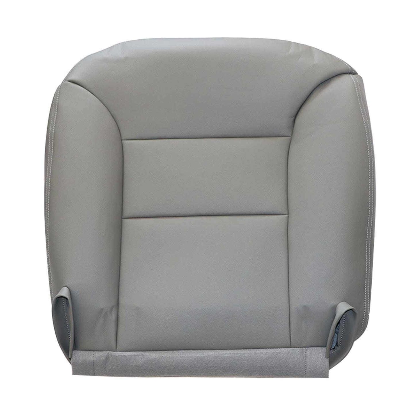 For 1995-1999 Chevy Silverado Driver Bottom Replacement Leather Seat Cover Gray