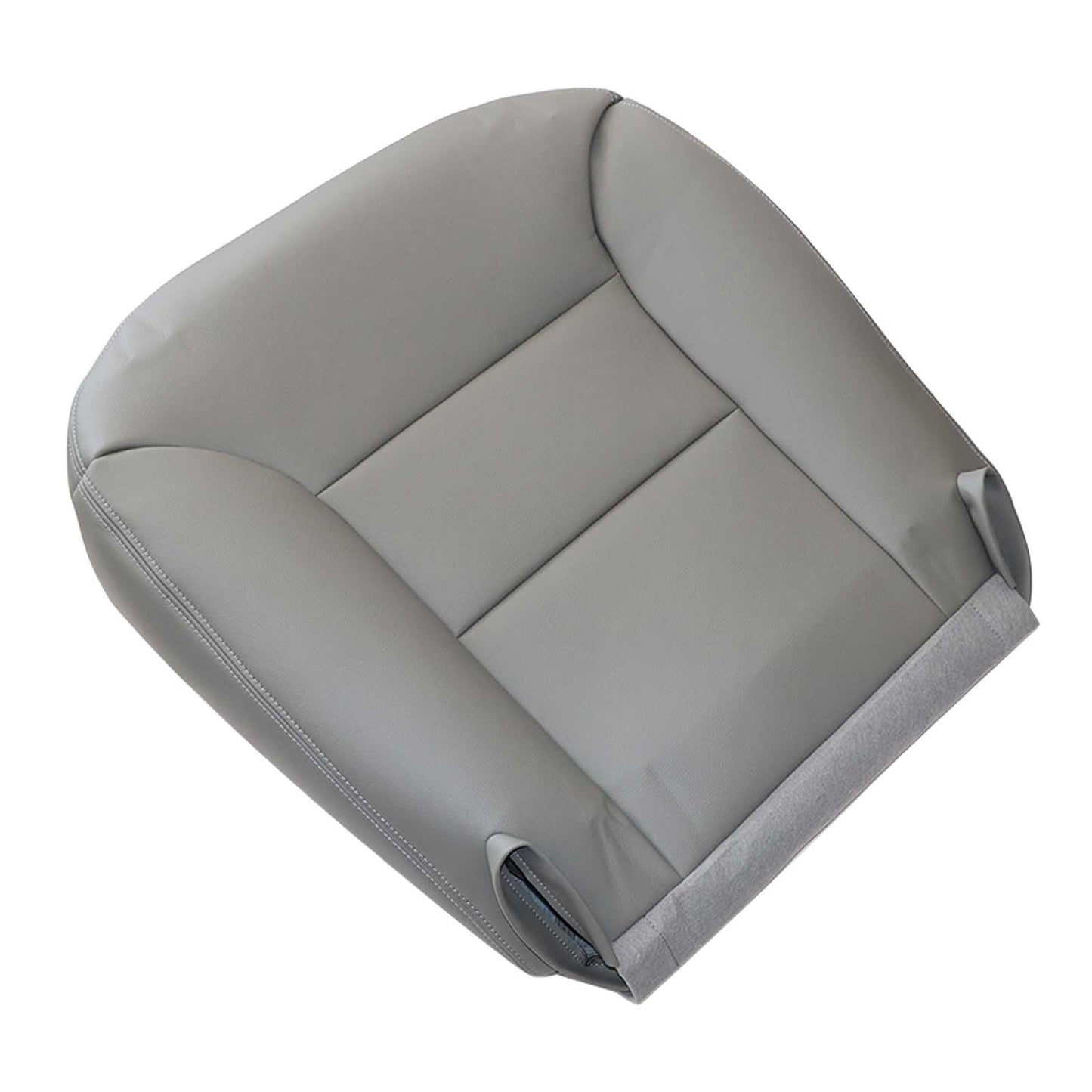 For 1995-1999 Chevy Silverado Driver Bottom Replacement Leather Seat Cover Gray